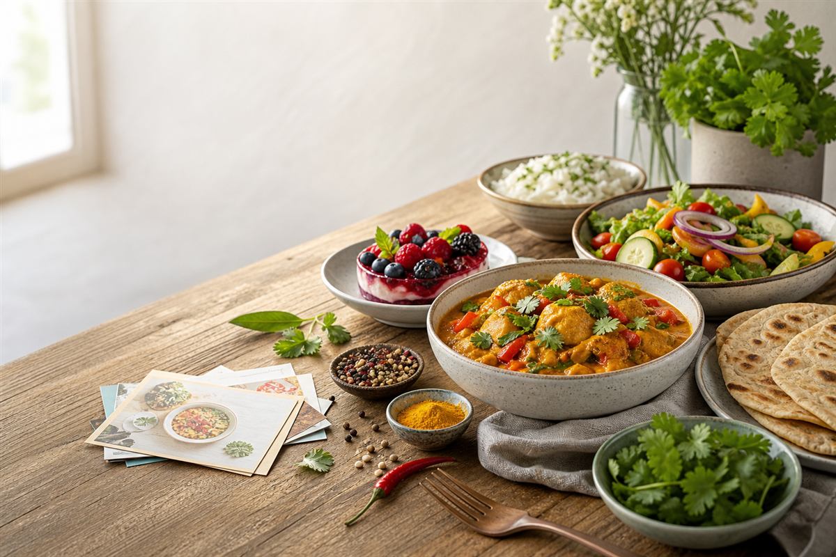 Styled food table
